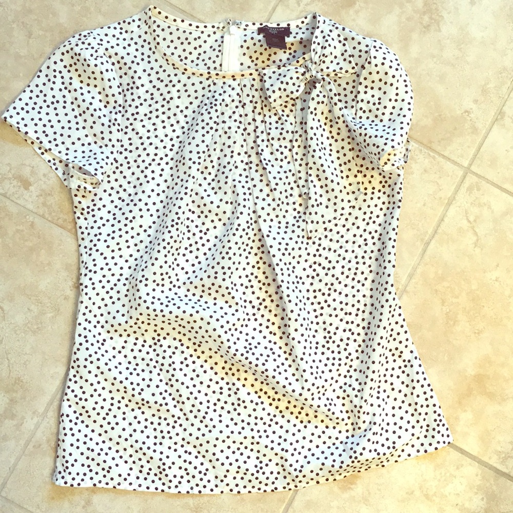 Classic polka dot blouse